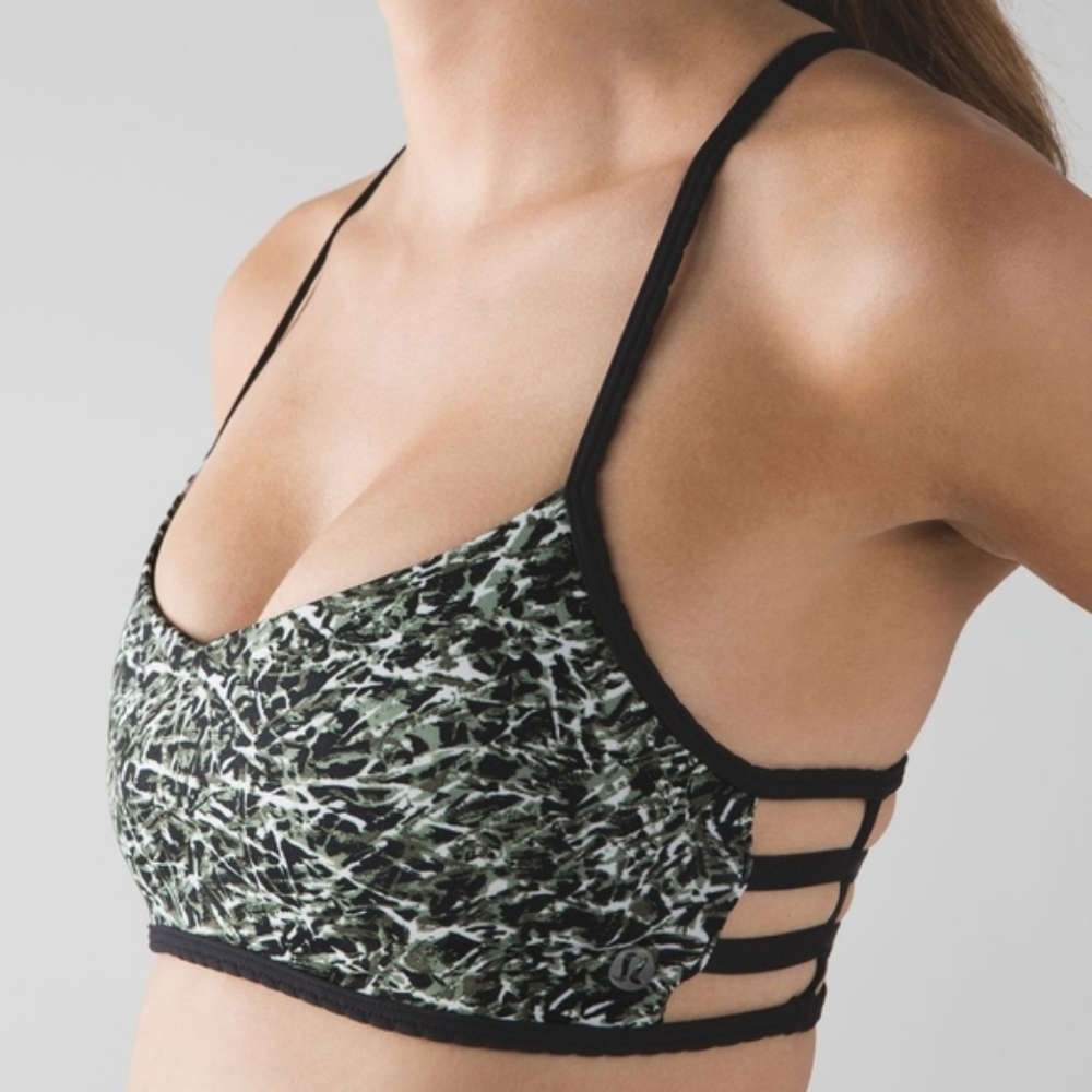 Lululemon Hot Spell Camo Sports Bra